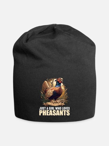 Fasane Fasan - Jersey-Beanie - Schwarz