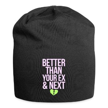 Better Than Your Ex & Next Breakup Single Party - Jersey Beanie - black - Front