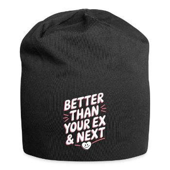 Better Than Your Ex & Next Breakup Single Party - Jersey Beanie - black - Front