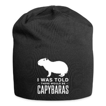 Capybara - Jersey Beanie - black - Front