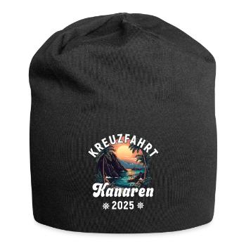 Kreuzfahrt Kanaren 2025 - Jersey-Beanie - Schwarz - Vorne