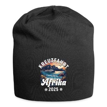 Kreuzfahrt Afrika 2025 - Jersey-Beanie - Schwarz - Vorne