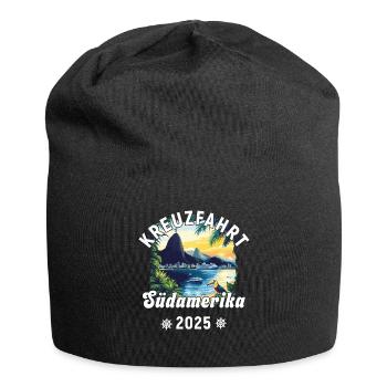 Kreuzfahrt Südamerika 2025 - Jersey-Beanie - Schwarz - Vorne