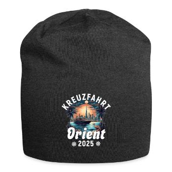 Kreuzfahrt Orient 2025 - Jersey-Beanie - Anthrazit - Vorne