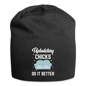 Restauratorin Polstermöbel - Jersey-Beanie - Schwarz - Vorne