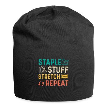 Restauratorin Polstermöbel - Jersey-Beanie - Schwarz - Vorne