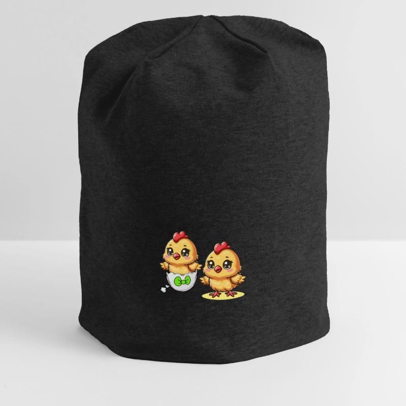Chick Easter Egg Easter Eggs Chicken Eggs Easter Child Jersey Beanie