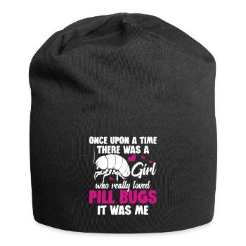 Once upon a time there was a girl who - Jersey Beanie - black - Front