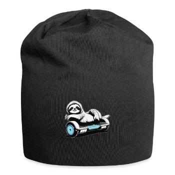 La vie de paresseux est meilleure si vous utilisez l’hoverboard - Bonnet en jersey - noir - Devant