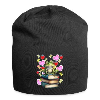 Frog Frogs Toad - Jersey Beanie - black - Front