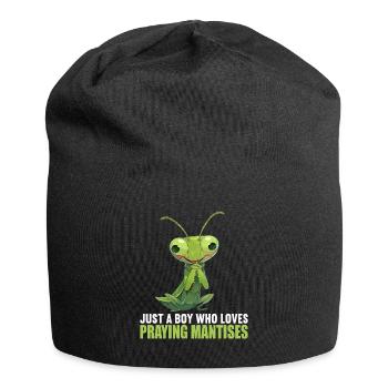 Gottesanbeterinnenen Gottesanbeterin - Jersey-Beanie - Schwarz - Vorne