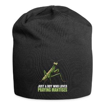 Gottesanbeterinnenen Gottesanbeterin - Jersey-Beanie - Schwarz - Vorne