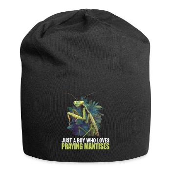 Gottesanbeterinnenen Gottesanbeterin - Jersey-Beanie - Schwarz - Vorne