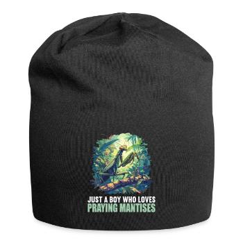 Gottesanbeterinnenen Gottesanbeterin - Jersey-Beanie - Schwarz - Vorne