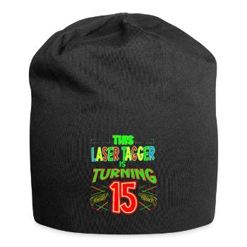 This Laser Tagger Is Turning 15 Years Old Laser - Jersey-Beanie - Schwarz - Vorne