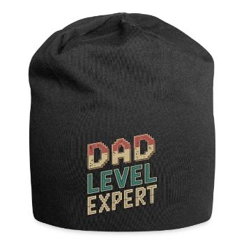 Geschenke Zum Vatertag Für Papa - Jersey-Beanie - Schwarz - Vorne