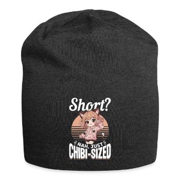 Anime Chibi Kawaii - Jersey Beanie - charcoal grey - Front