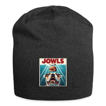Liebenswerte Wangen Dieser Lustige Und - Jersey-Beanie - Anthrazit - Vorne