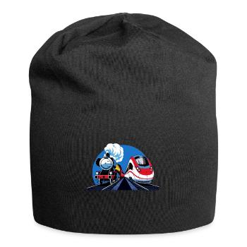 TRAIN ZUG - Jersey-Beanie - Schwarz - Vorne