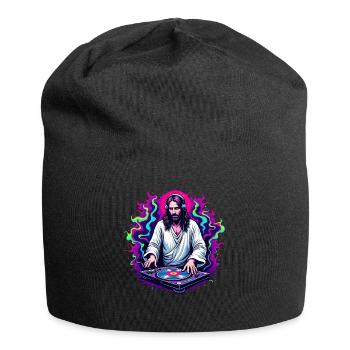 Rave, Techno, House, Party, EDM, Festival, Goa, Electro - Bonnet en jersey - noir - Devant
