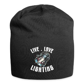 Lighting technician Lighting technician Lighting technology - Jersey Beanie - black - Front