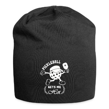 Pickleball gets me hot - Jersey Beanie - black - Front