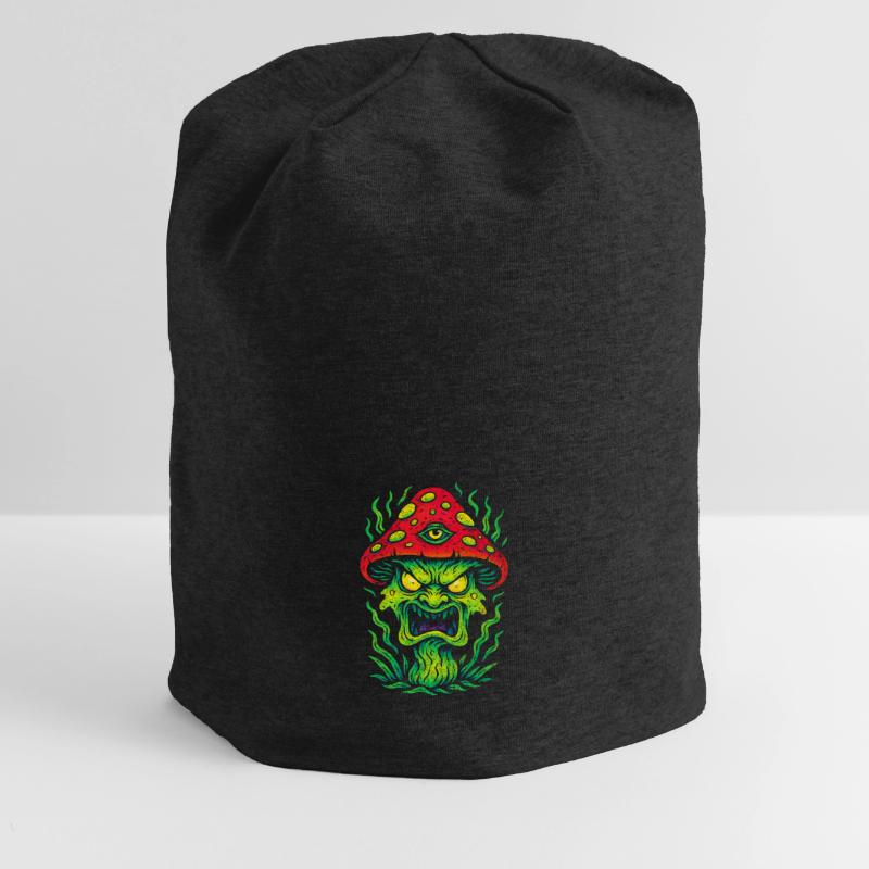 Psycho Toadstool with Third Eye Jersey Beanie