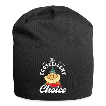 Support local egg traders - Jersey Beanie - black - Front