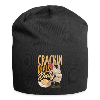 Unterstützen Sie lokale Eierhändler - Jersey-Beanie - Schwarz - Vorne