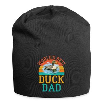 Cadeaux de canard pour les amateurs de canard - Bonnet en jersey - noir - Devant