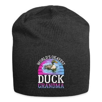 Cadeaux de canard pour les amateurs de canard - Bonnet en jersey - charbon - Devant