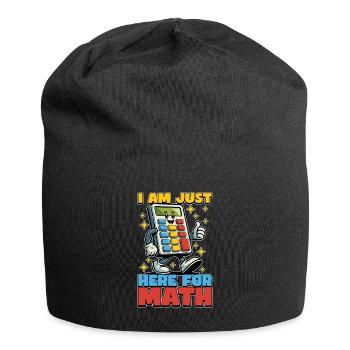 Mathematician I Am Just Here For Mathematical - Jersey Beanie - black - Front