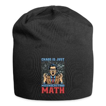 Mathematician Chaos Is Just Misunderstood Geometry - Jersey Beanie - black - Front