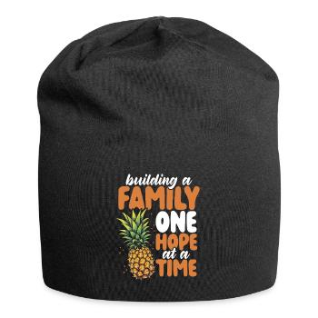 Infertility awareness IVF fertilization - Jersey Beanie - black - Front