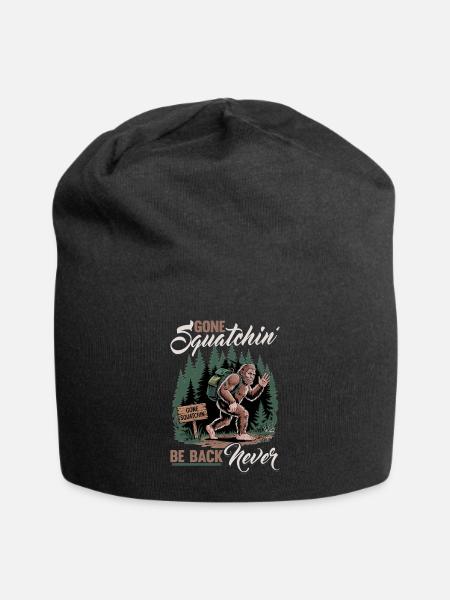 Bigfoot Sasquatch - Jersey-Beanie - Schwarz