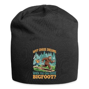 Bigfoot Sasquatch - Jersey-Beanie - Schwarz - Vorne