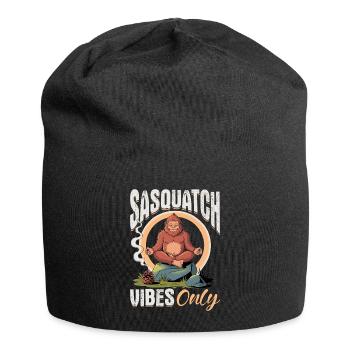 Bigfoot Sasquatch - Jersey Beanie - black - Front