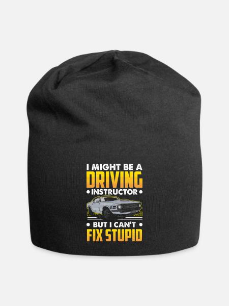 Fahrschule Fahrlehrer - Jersey-Beanie - Schwarz