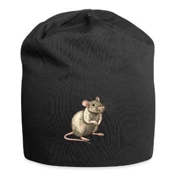 Ratten Ratte - Jersey-Beanie - Schwarz - Vorne