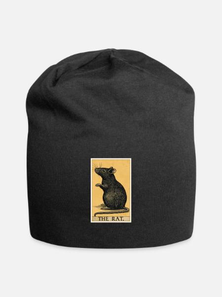 Ratten Ratte - Jersey-Beanie - Schwarz