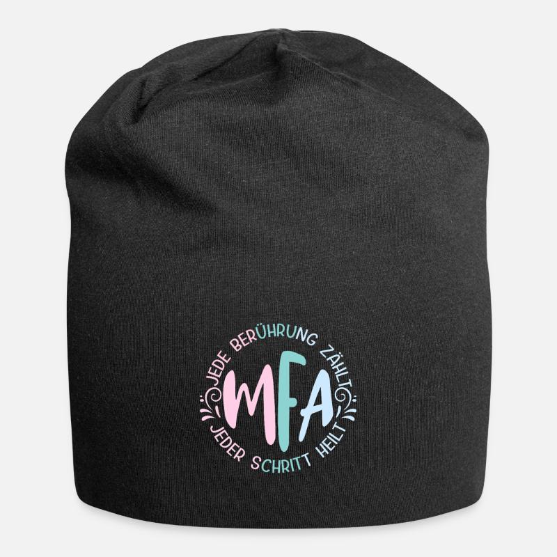 MFA Chaque contact compte Médical - Bonnet en jersey - noir