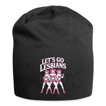 Let's Go Lesbians Lesbian - Jersey Beanie - black - Front