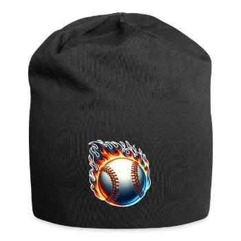 Base-ball - Bonnet en jersey - noir - Devant