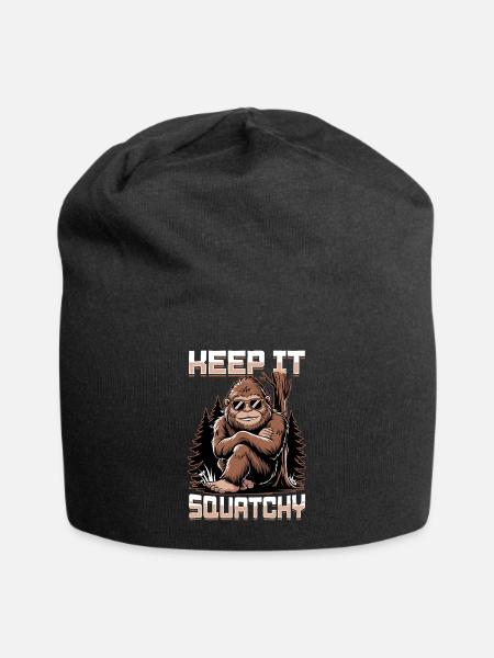 Bigfoot Sasquatch - Jersey-Beanie - Schwarz