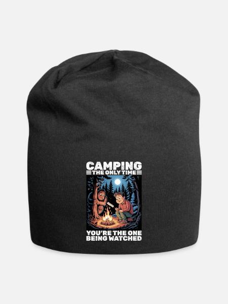 Bigfoot Sasquatch - Jersey-Beanie - Schwarz