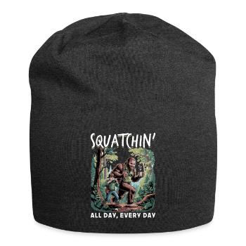 Bigfoot Sasquatch - Jersey-Beanie - Anthrazit - Vorne