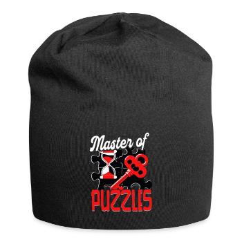 Escape Room Maître Des Puzzles - Bonnet en jersey - noir - Devant