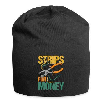 Strips for money Electrician - Jersey Beanie - black - Front