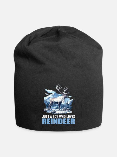 Rentiere Rentier - Jersey-Beanie - Schwarz