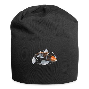 Poisson Koi Koi Nishikigoi Cadeau - Bonnet en jersey - noir - Devant